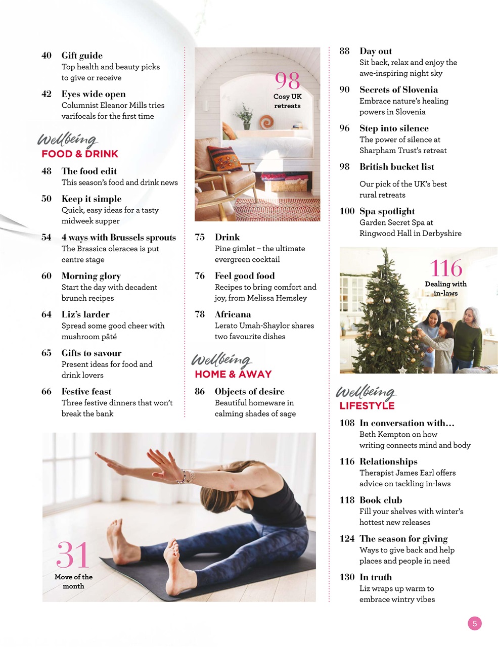 Liz Earle Wellbeing Preview Pages