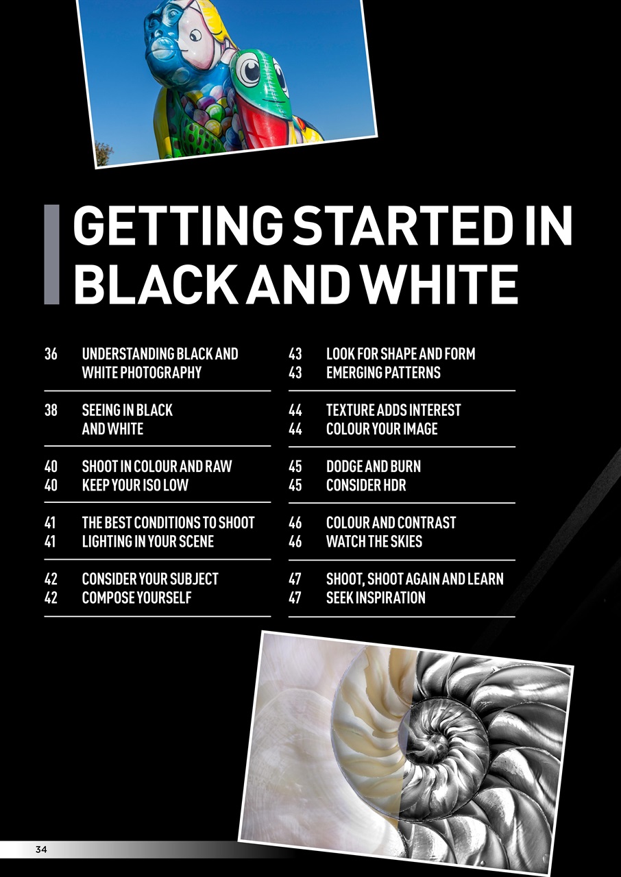 Black & White Photography The Complete Manual Preview Pages