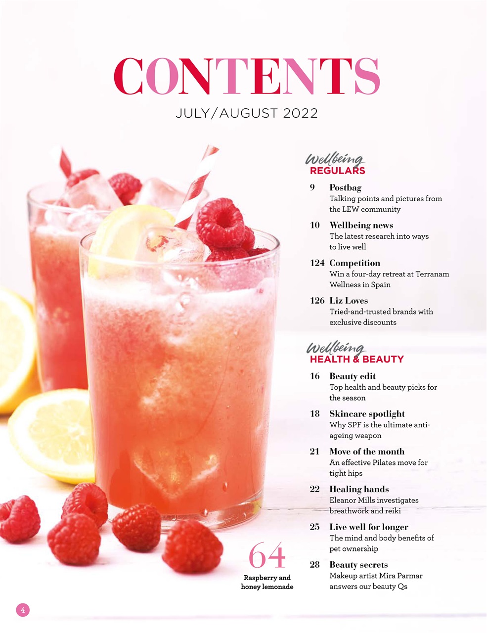 Liz Earle Wellbeing Preview Pages