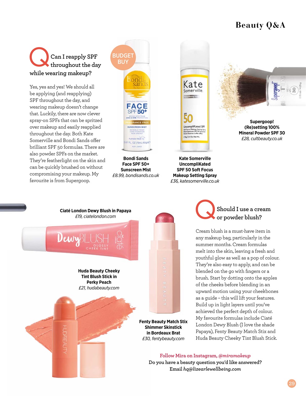 Liz Earle Wellbeing Preview Pages