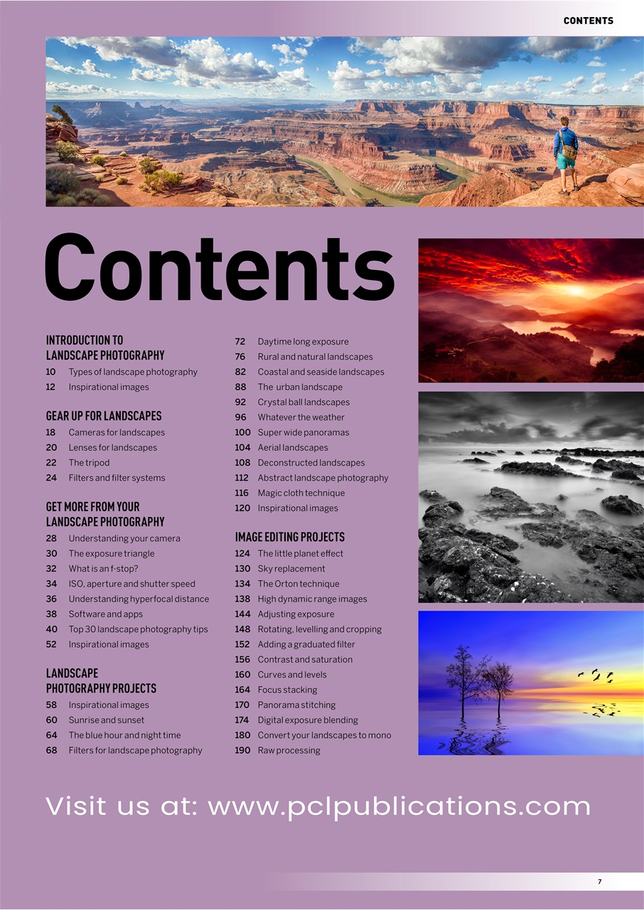 Landscape Photography The Complete Manual Preview Pages
