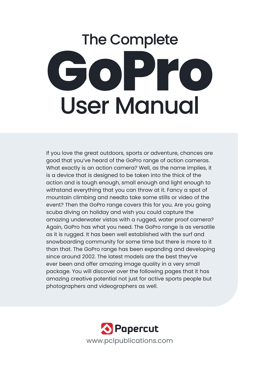 GoPro  The Complete Manual Preview Pages