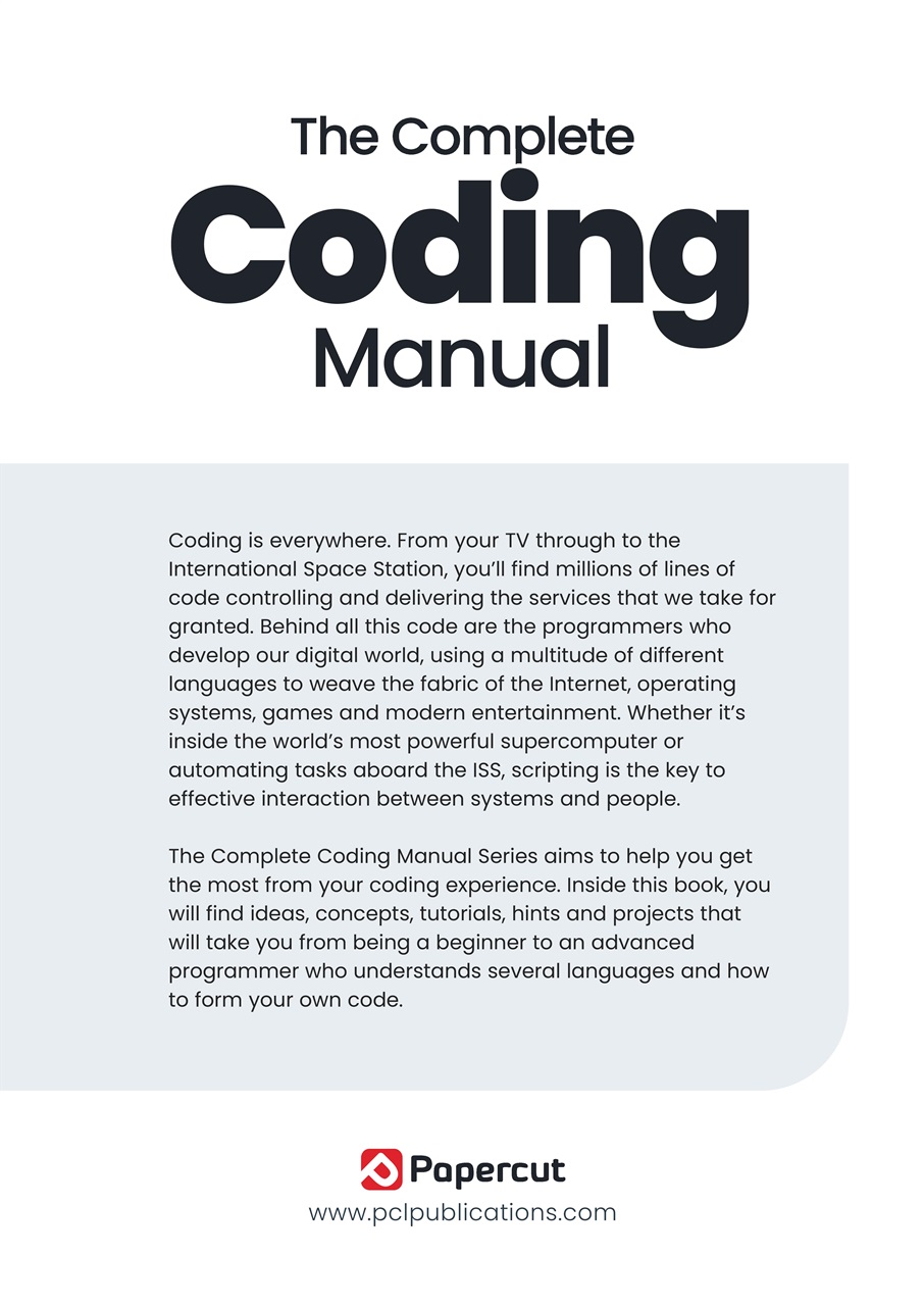 Coding & Programming The Complete Manual Preview Pages