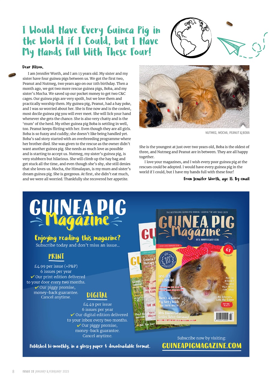 Guinea Pig Magazine Preview Pages