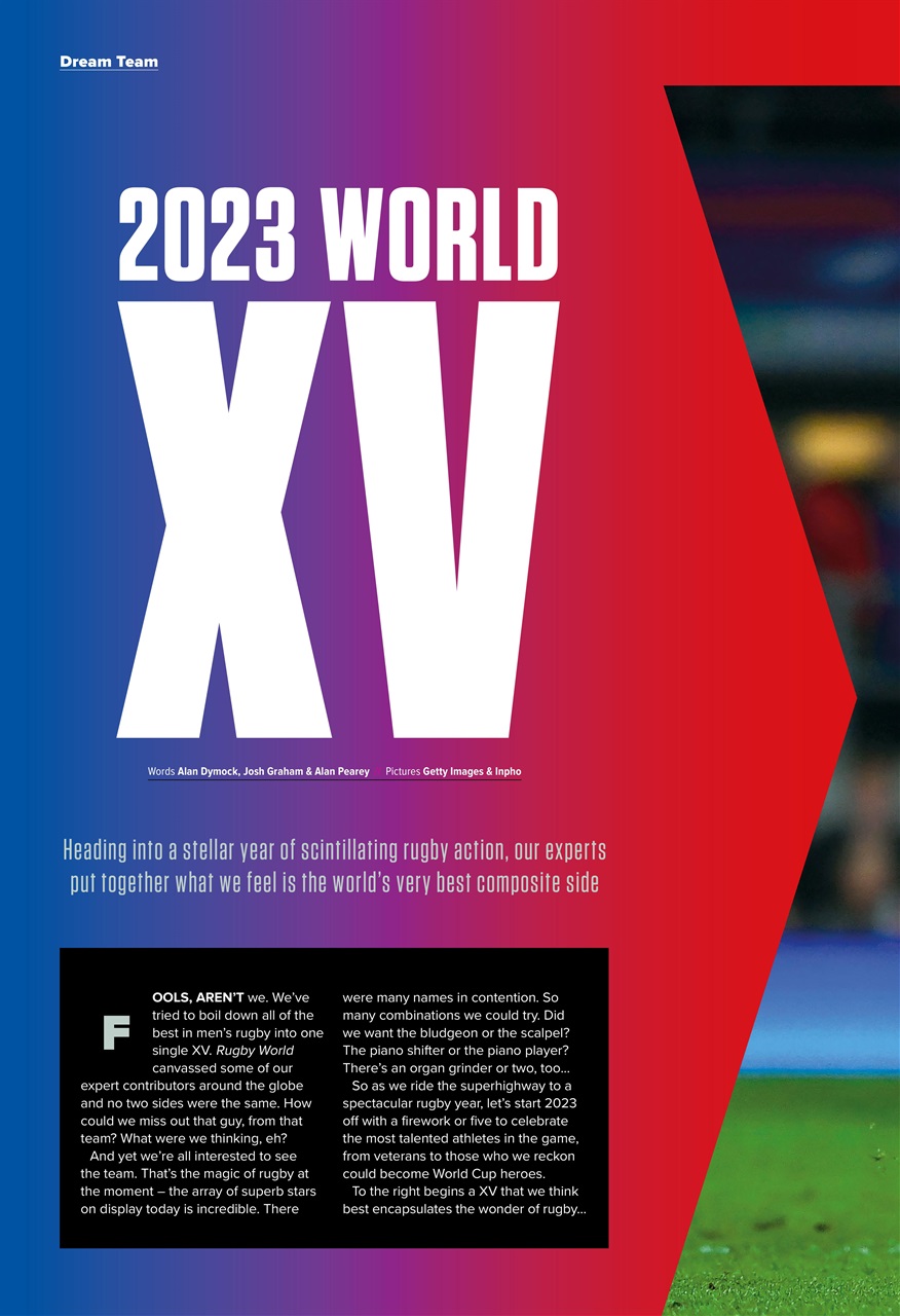 Rugby World Preview Pages