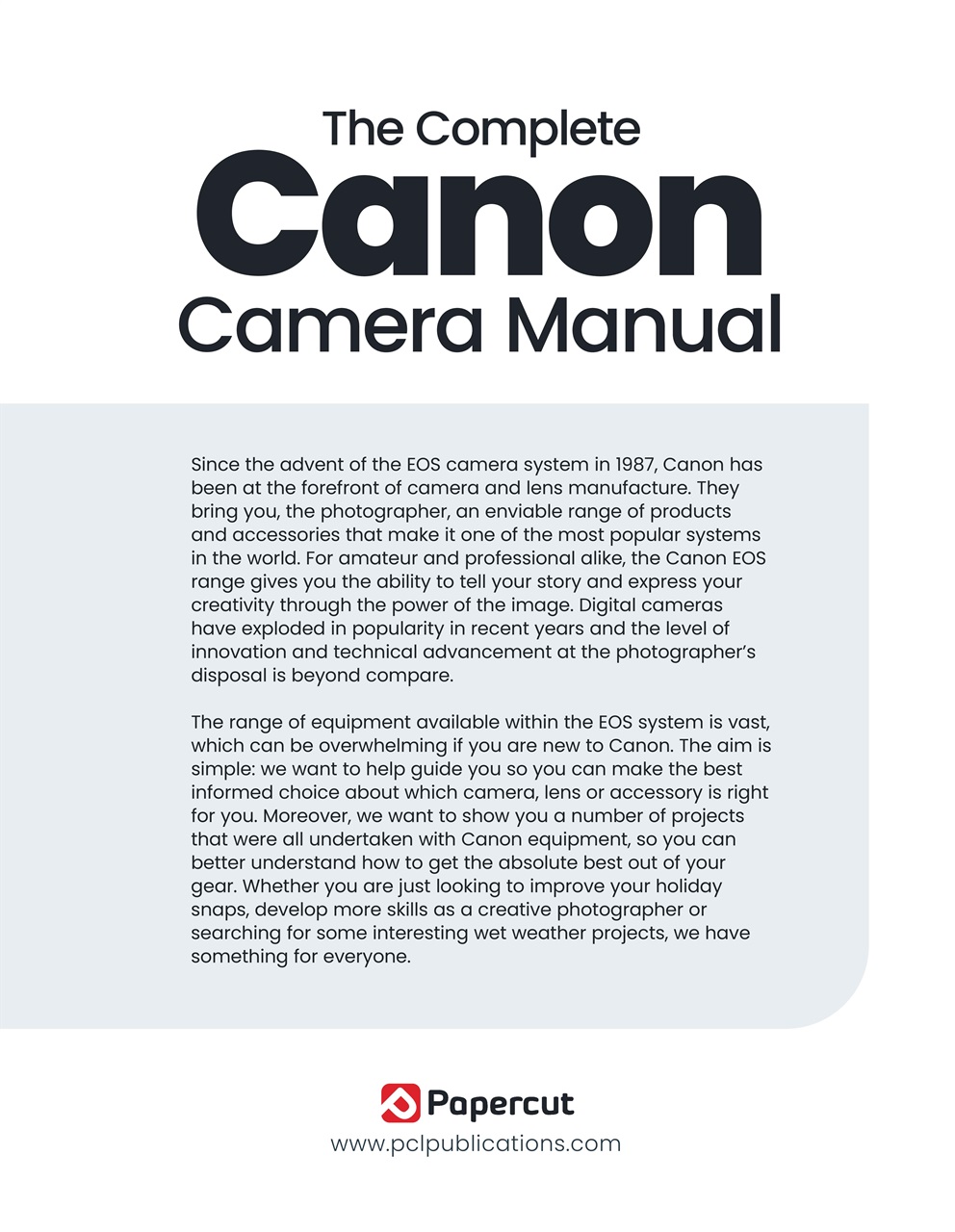 Canon Photography The Complete Manual Preview Pages