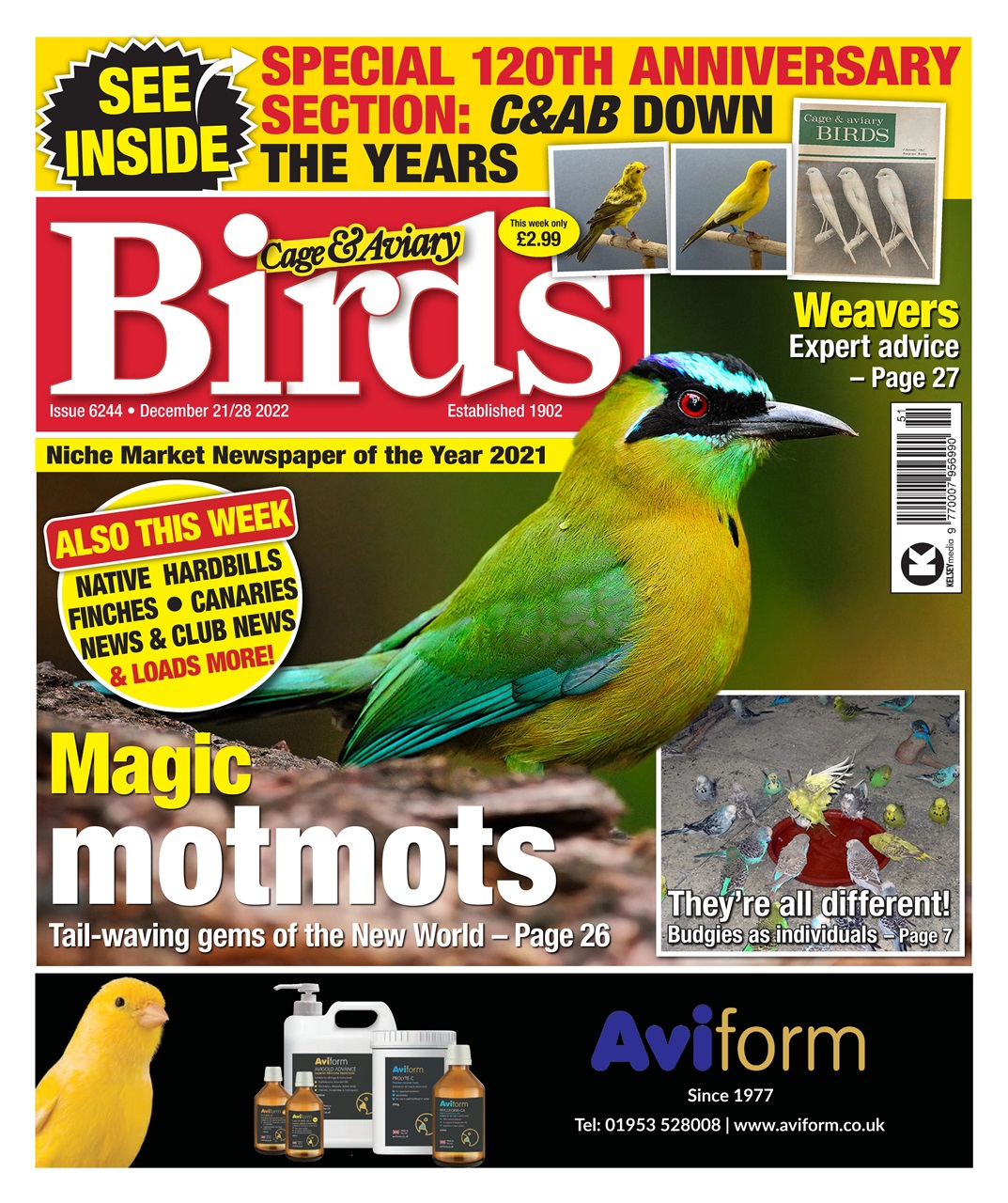 Cage & Aviary Birds Preview Pages