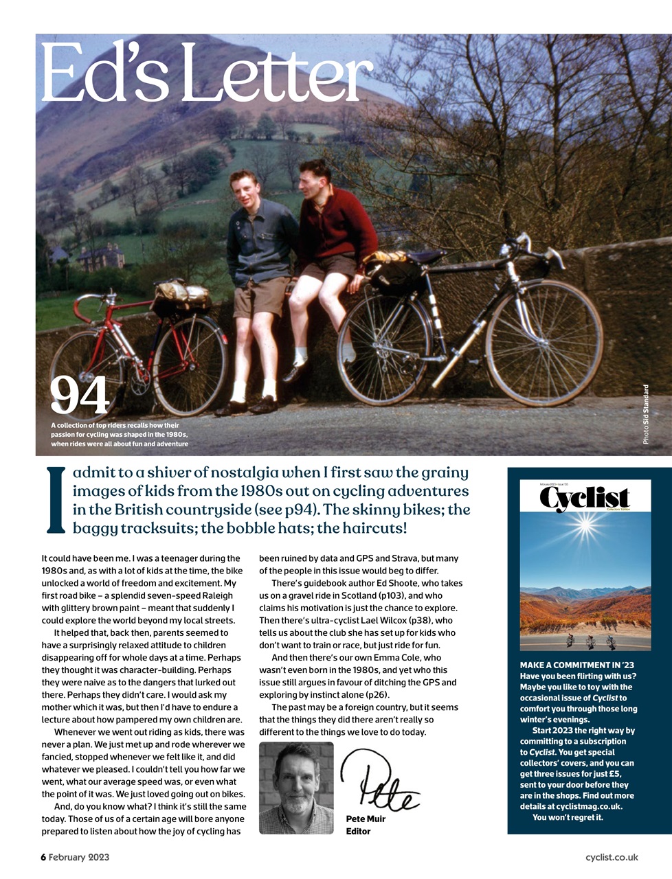 Cyclist Preview Pages