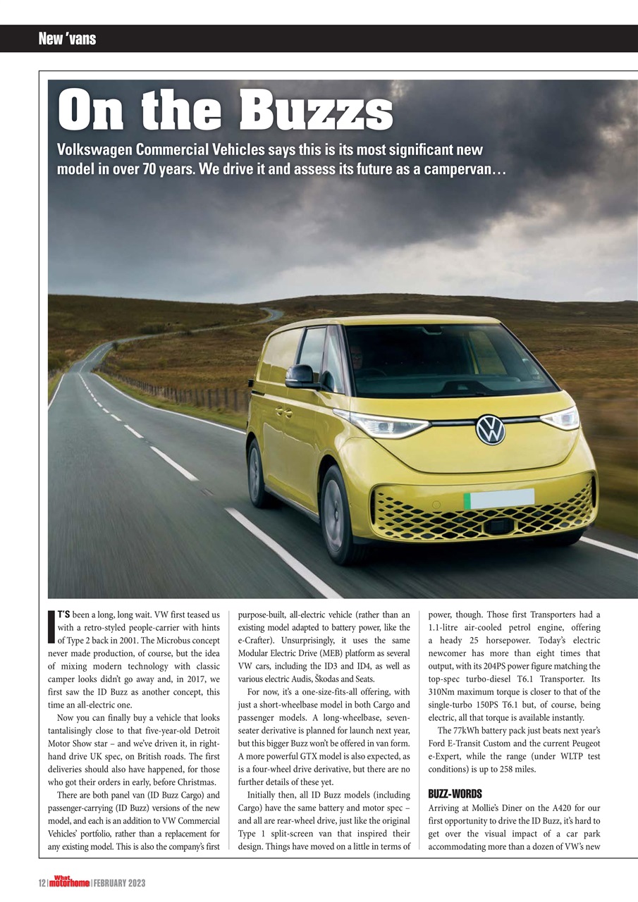 What Motorhome magazine Preview Pages