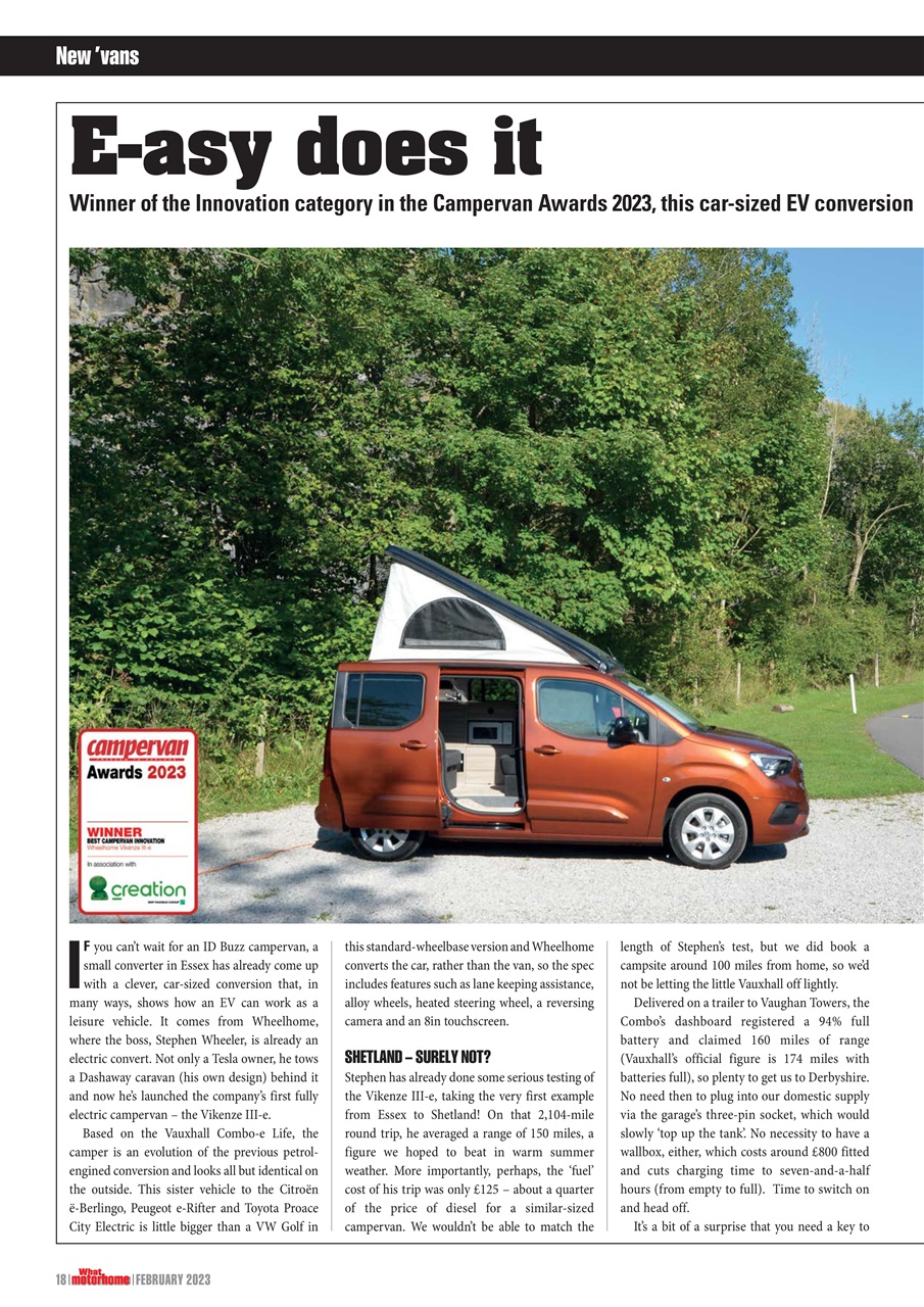 What Motorhome magazine Preview Pages
