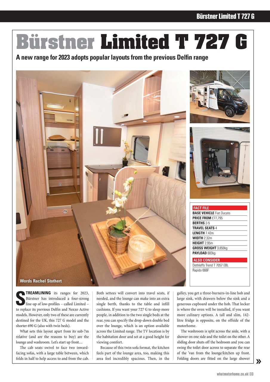 What Motorhome magazine Preview Pages