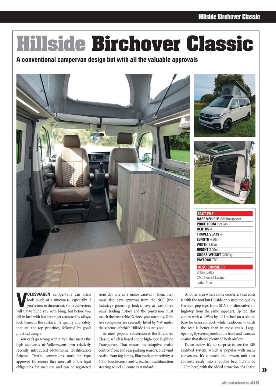 What Motorhome magazine Preview Pages