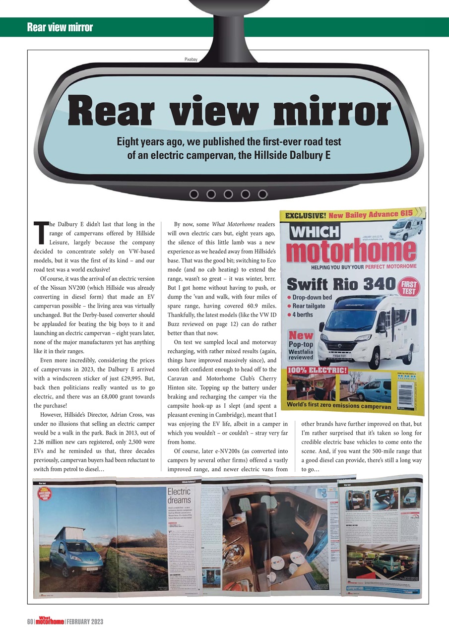 What Motorhome magazine Preview Pages