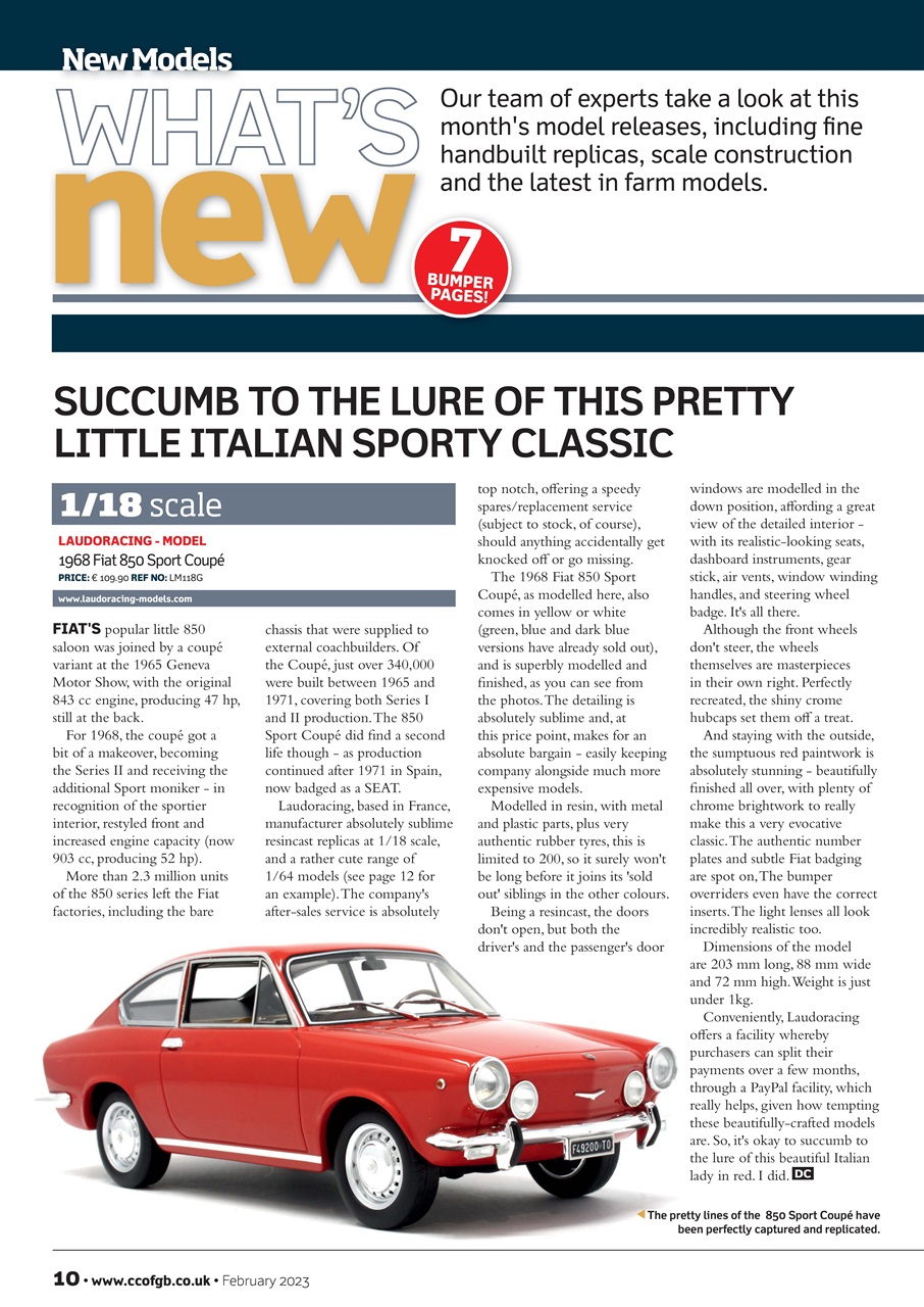 Diecast Collector Preview Pages