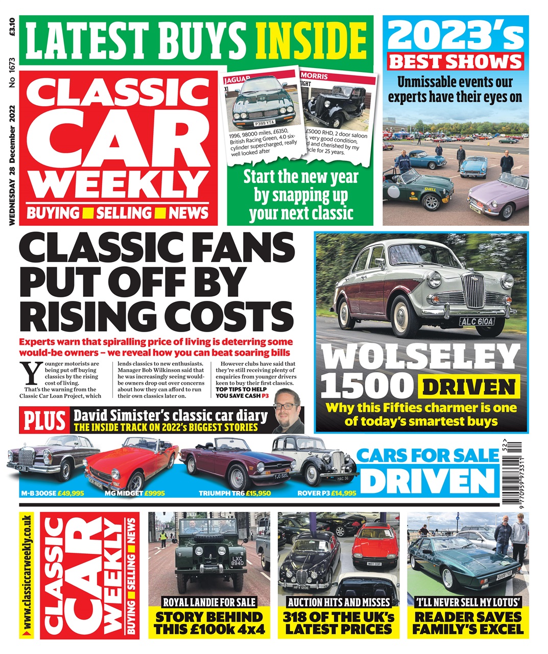 Classic Car Weekly Preview Pages