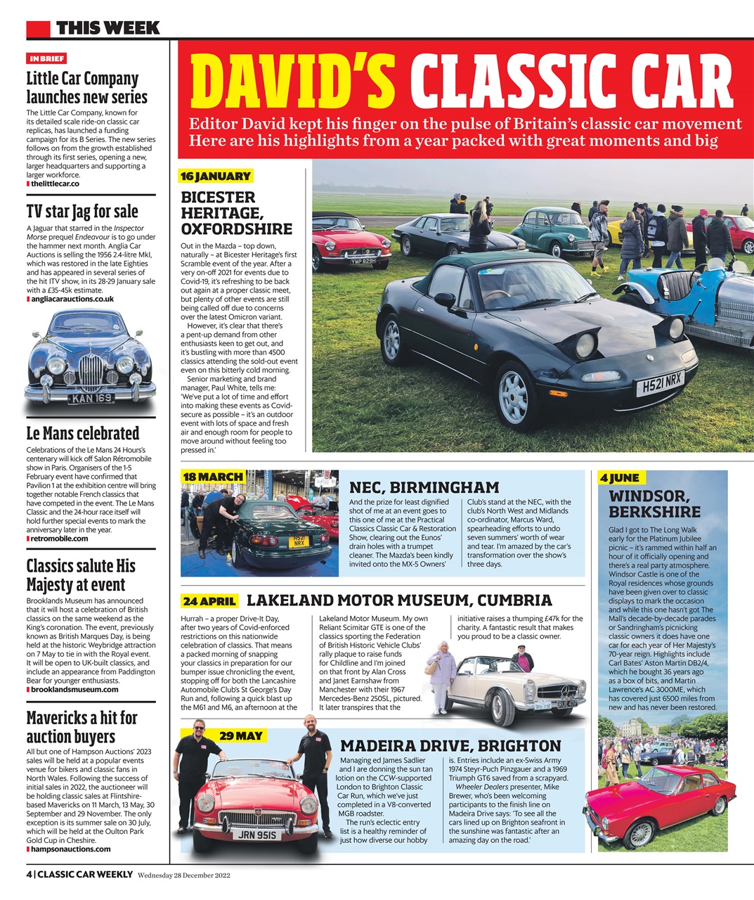 Classic Car Weekly Preview Pages