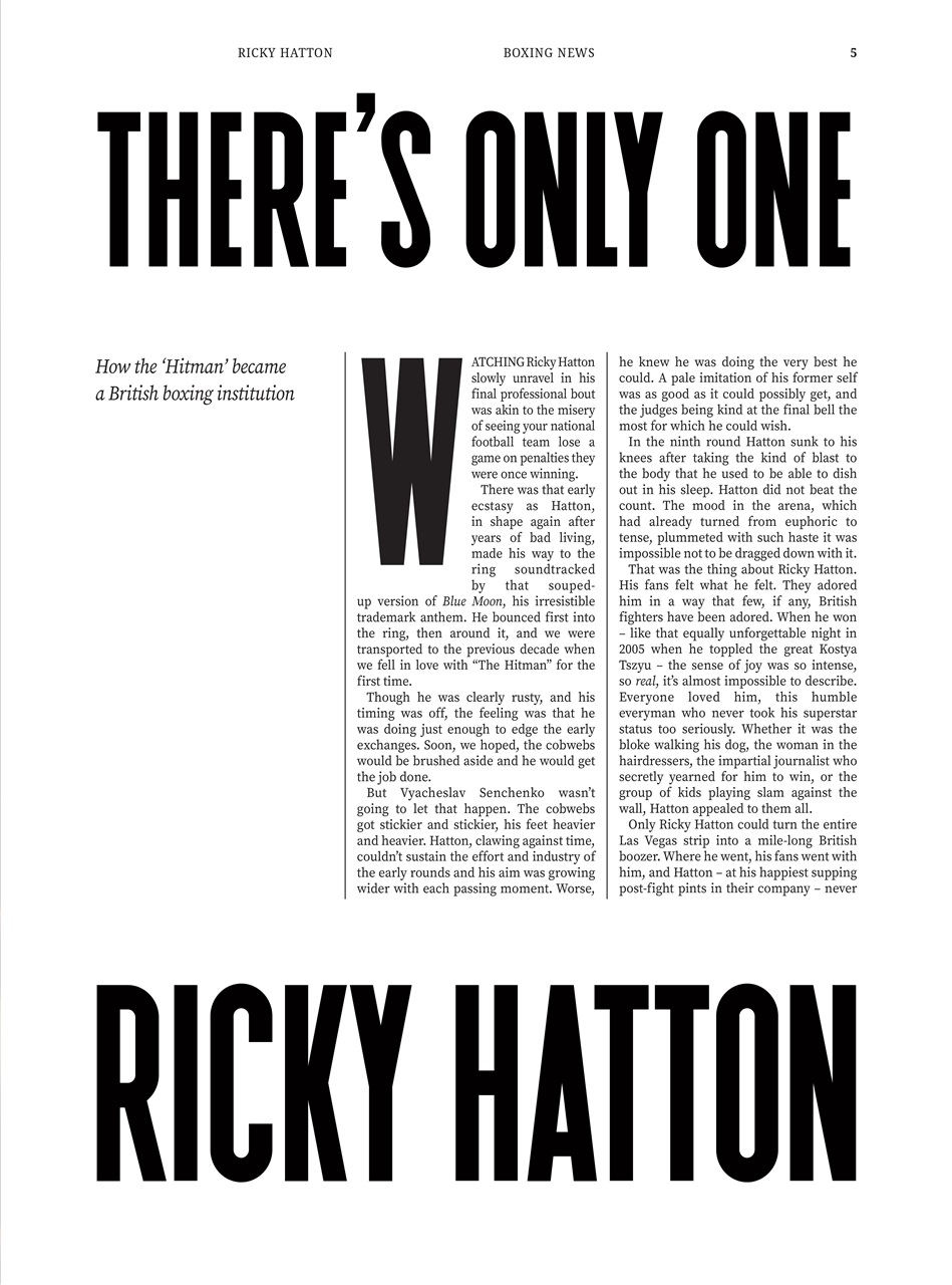 Boxing News Presents Preview Pages