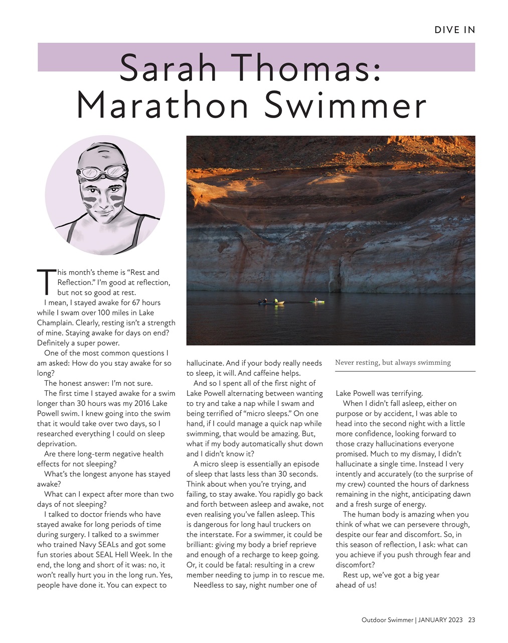 Outdoor Swimmer Preview Pages