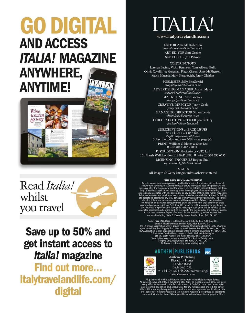 Italia! Preview Pages