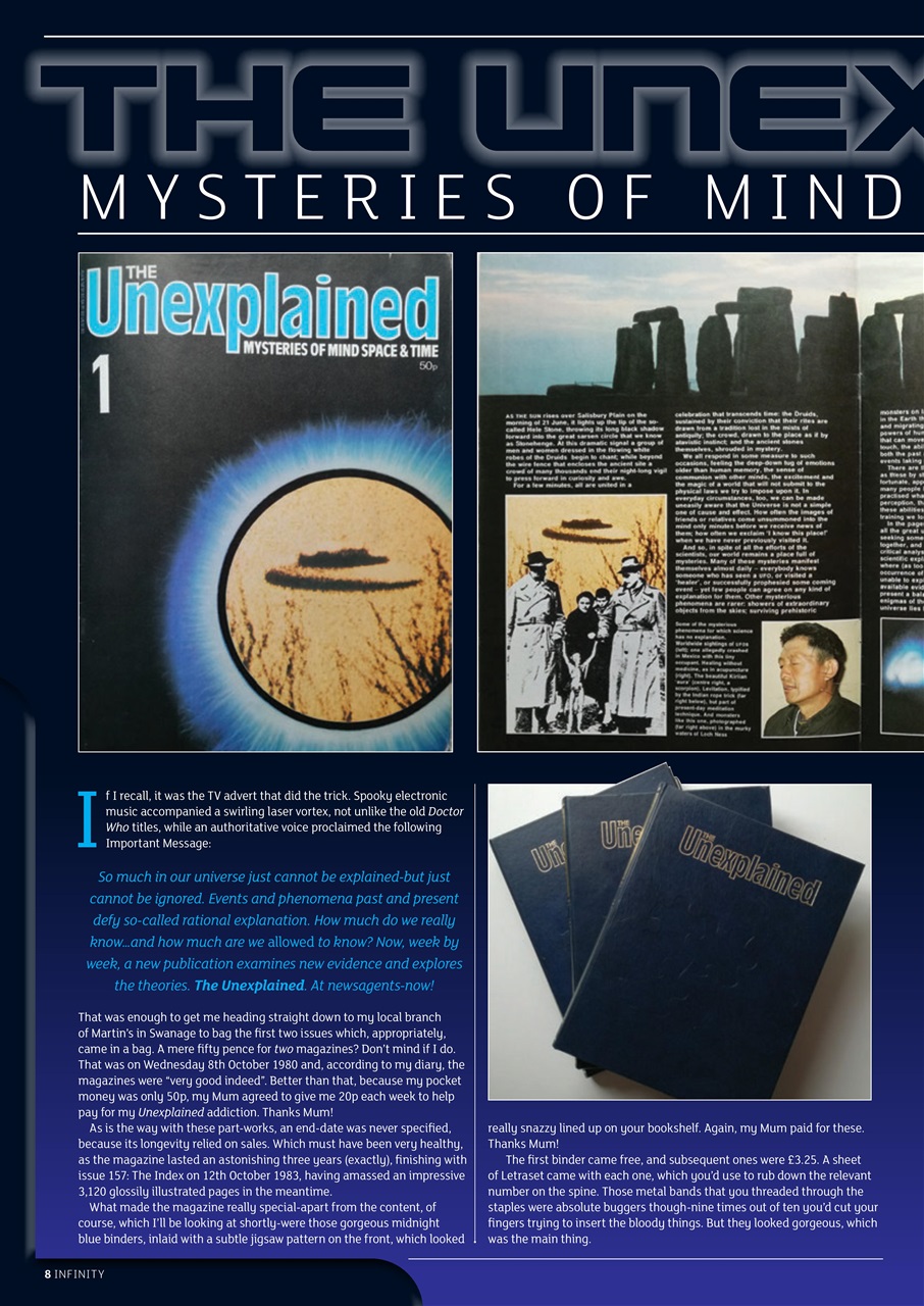 Infinity Magazine Preview Pages