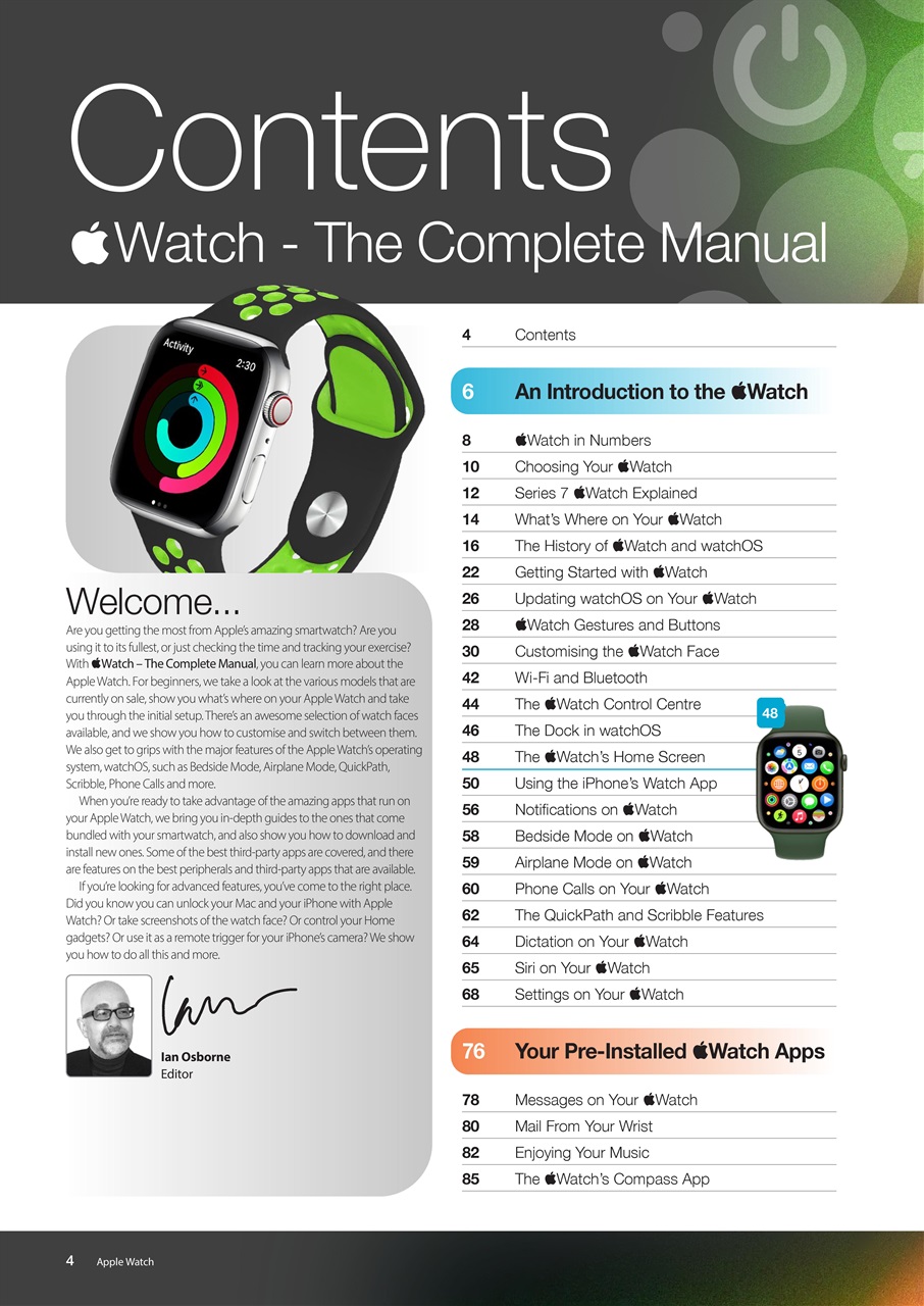 Apple Watch The Complete Manual Preview Pages