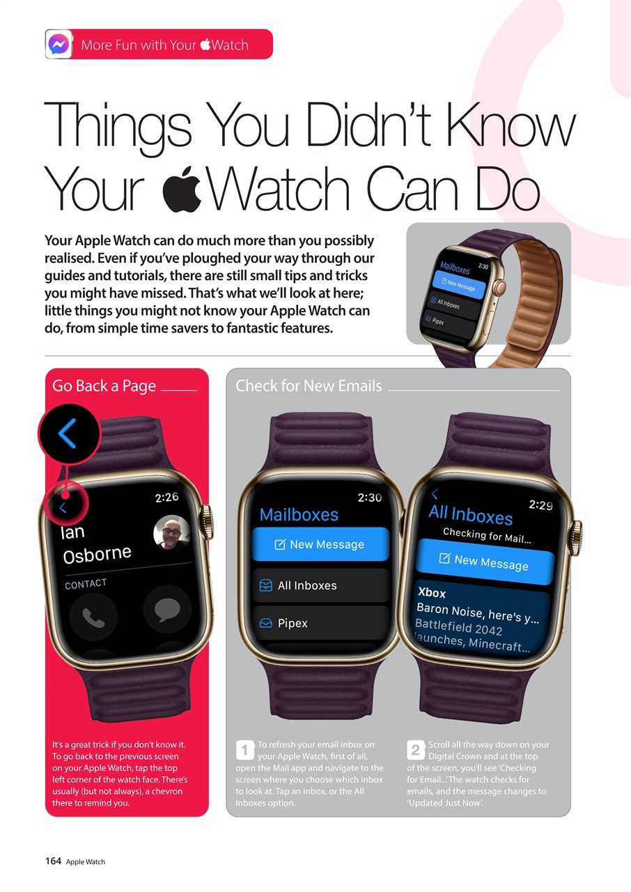 Apple Watch The Complete Manual Preview Pages