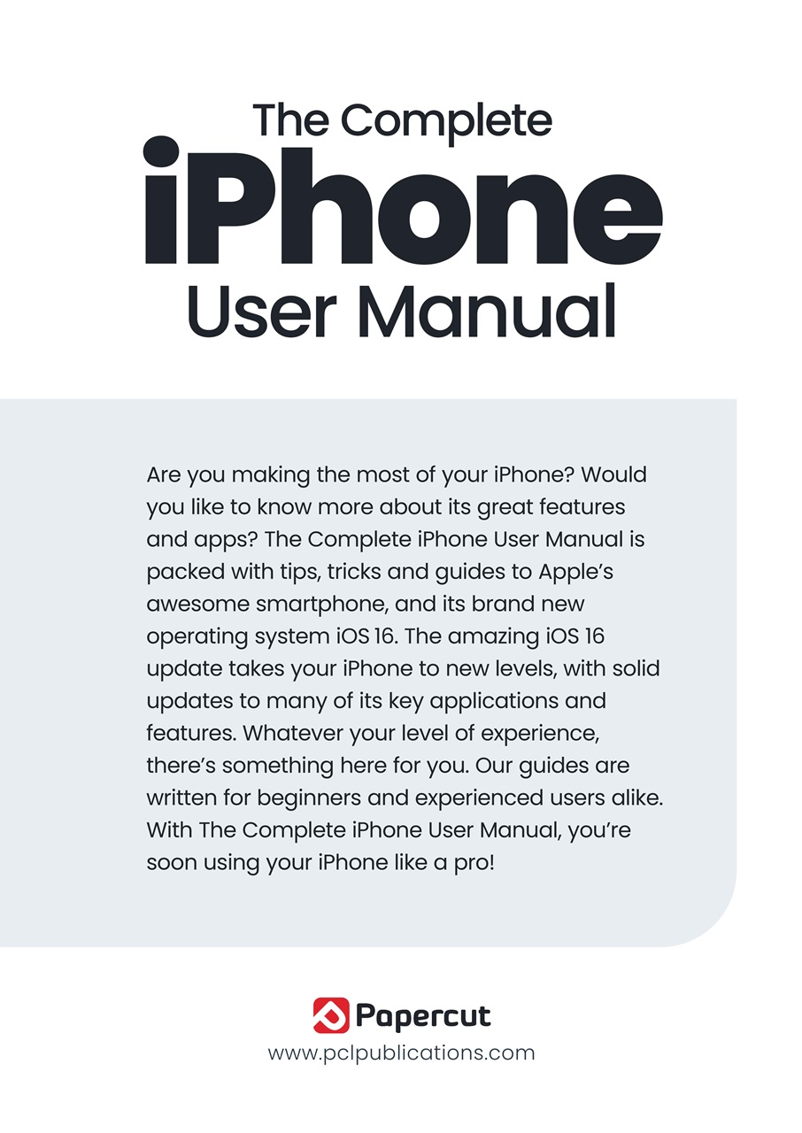 iPhone The Complete Manual Preview Pages