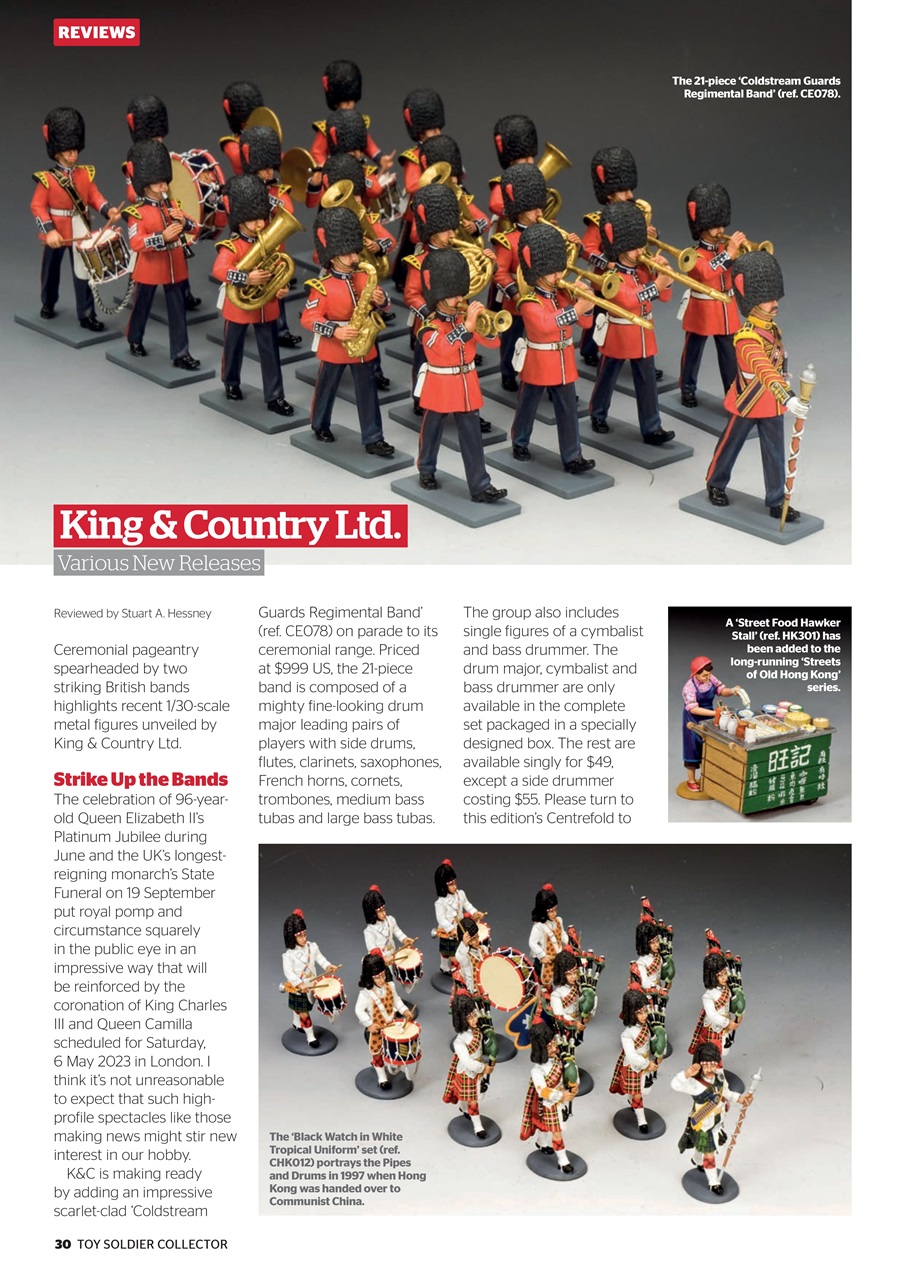 Toy Soldier Collector and Historical Figures Preview Pages