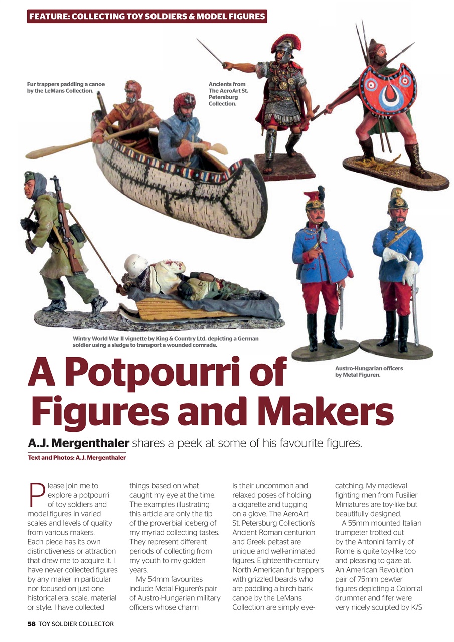Toy Soldier Collector and Historical Figures Preview Pages