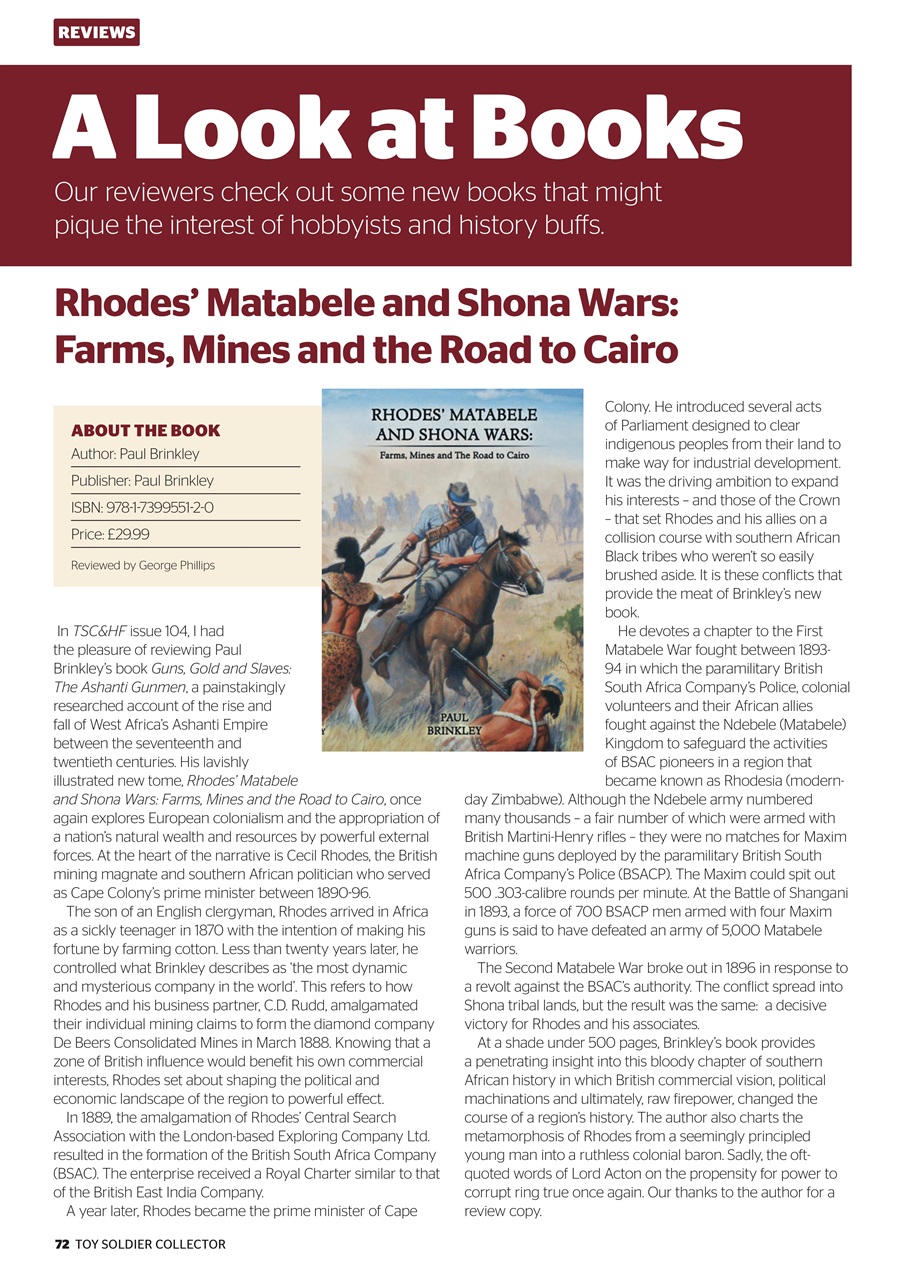 Toy Soldier Collector and Historical Figures Preview Pages