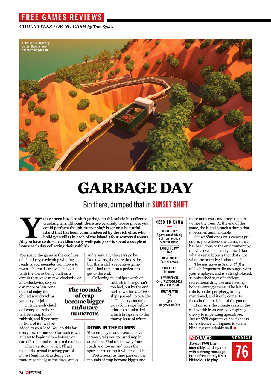 PC Gamer (UK Edition) Preview Pages