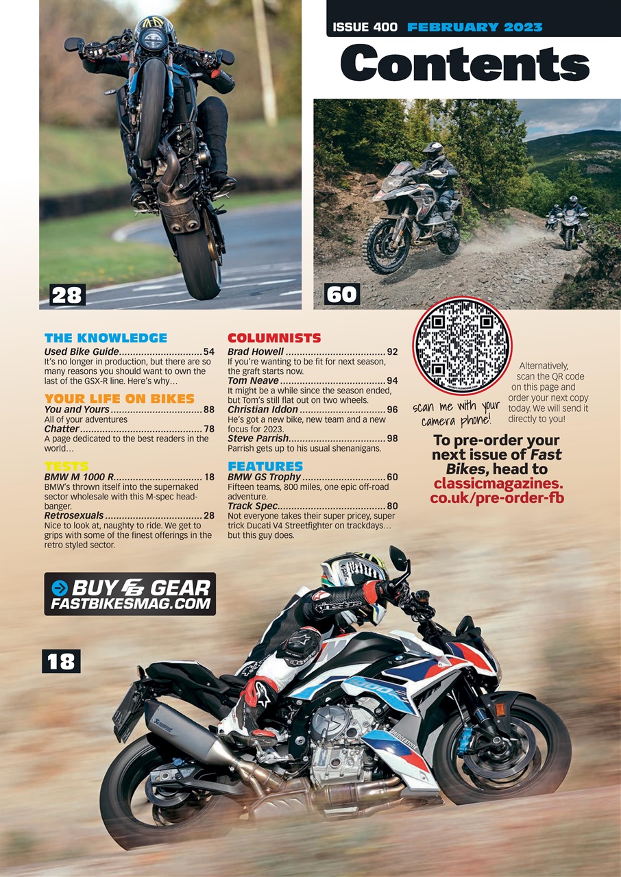 Fast Bikes Preview Pages