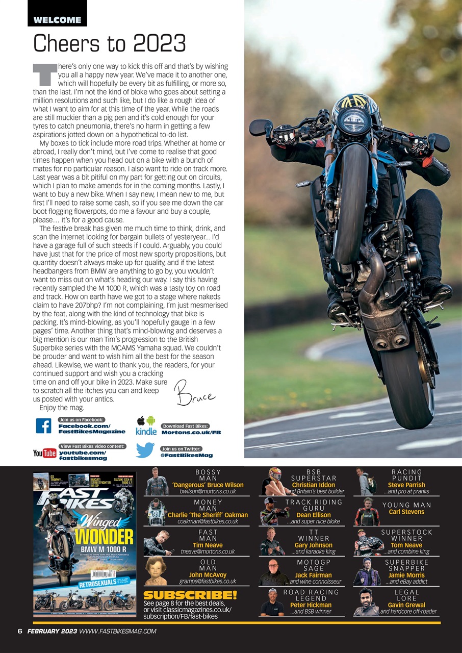 Fast Bikes Preview Pages