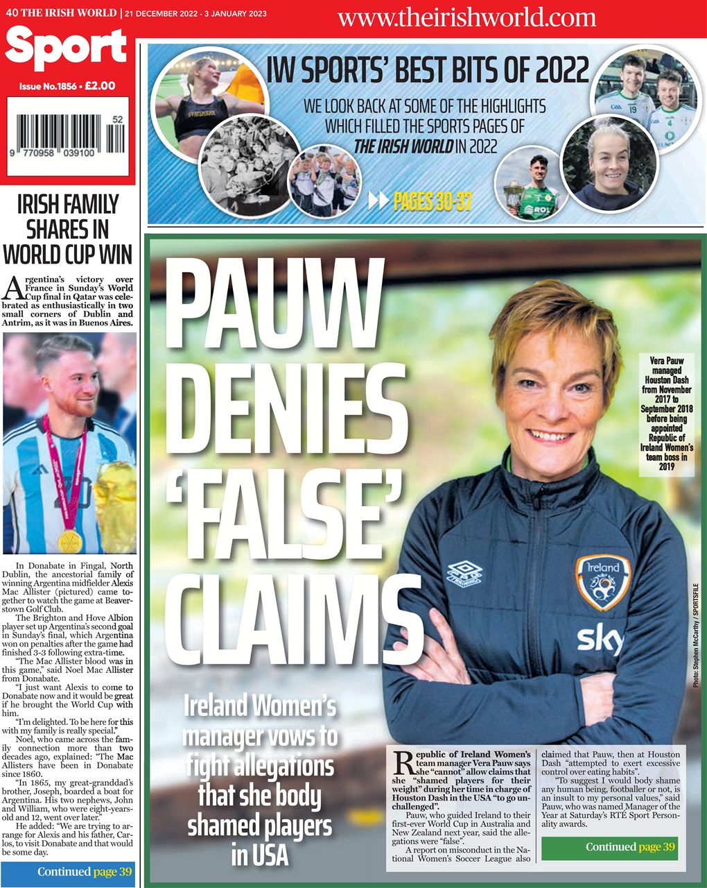 Irish World Preview Pages