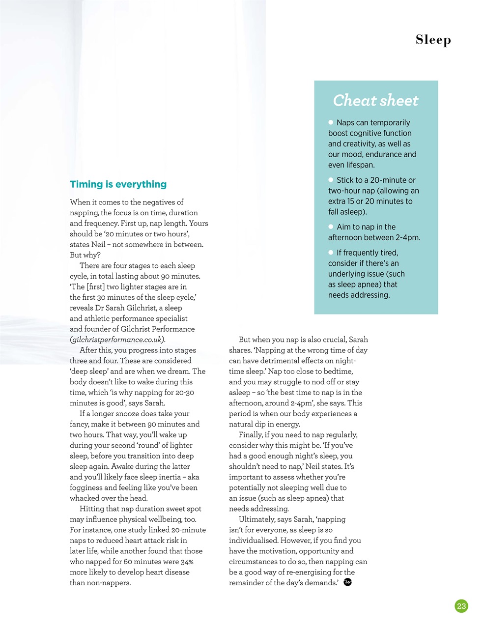 Liz Earle Wellbeing Preview Pages