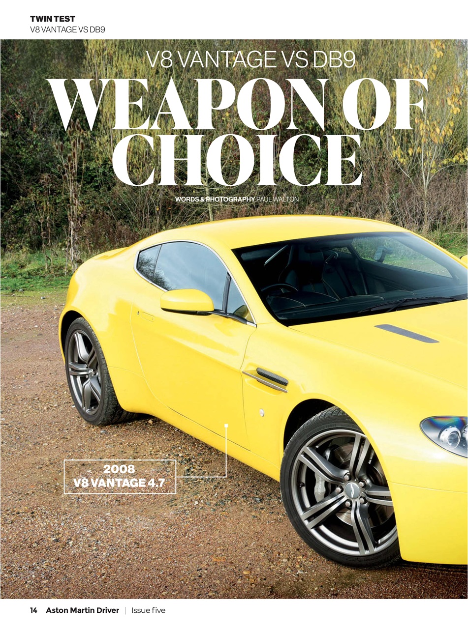 Aston Martin Driver Preview Pages