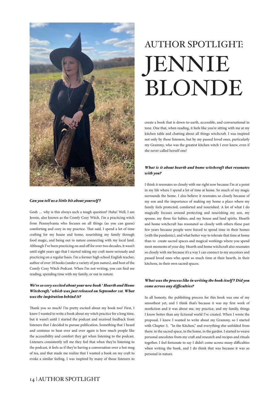 Witchology Magazine Preview Pages