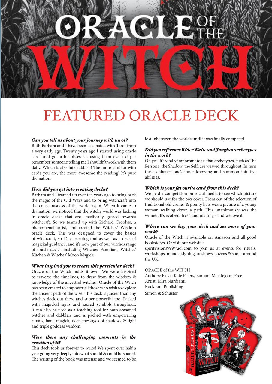 Witchology Magazine Preview Pages