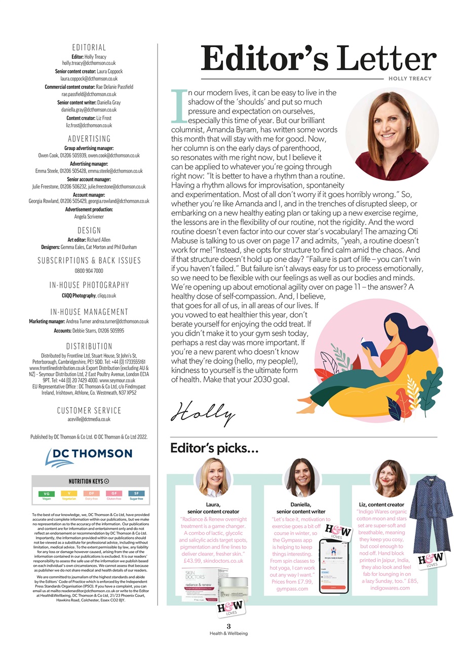 Health & Wellbeing Preview Pages