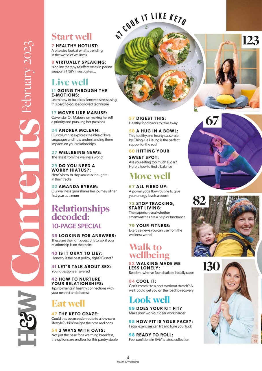 Health & Wellbeing Preview Pages