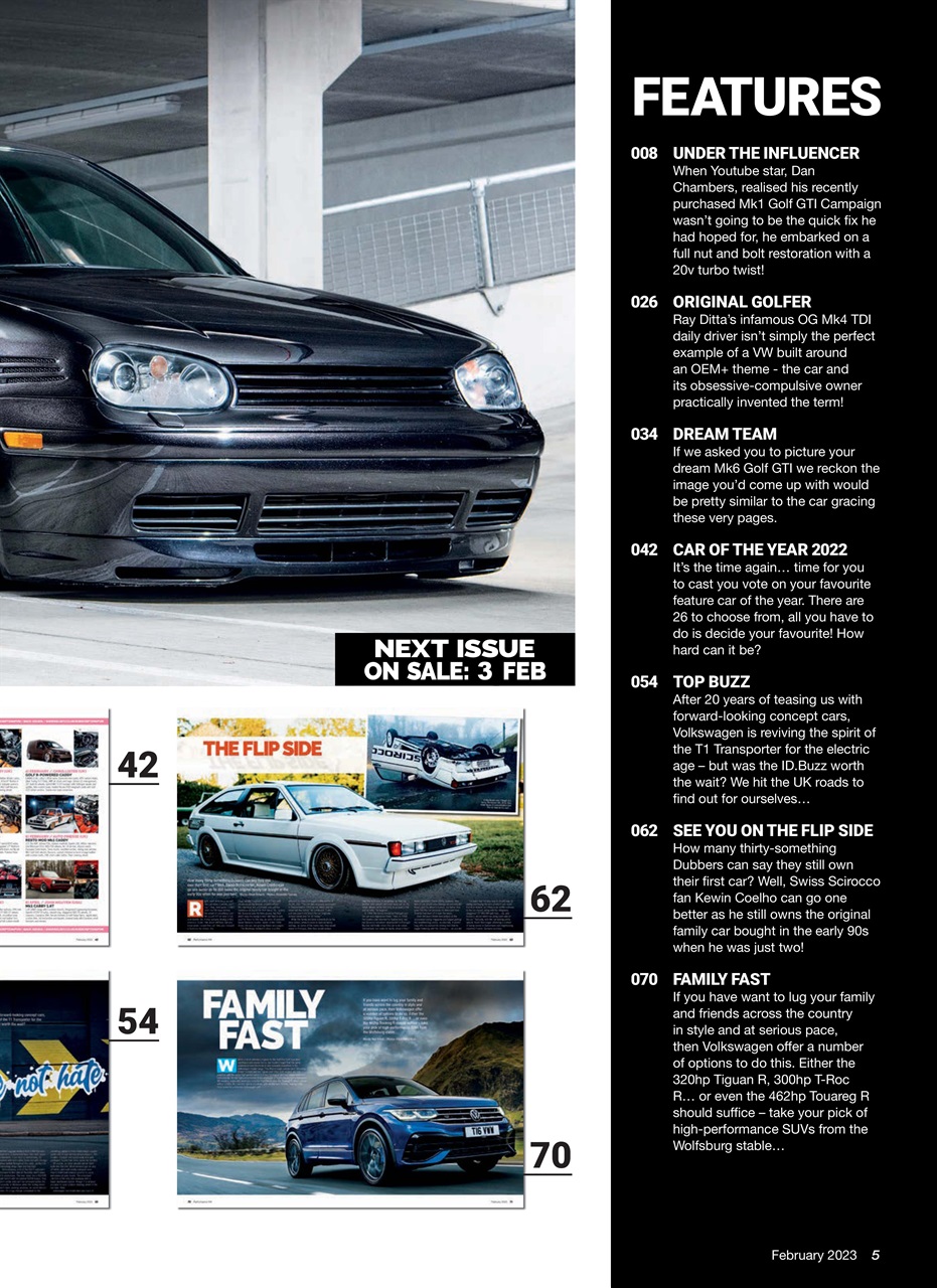 Performance VW Preview Pages