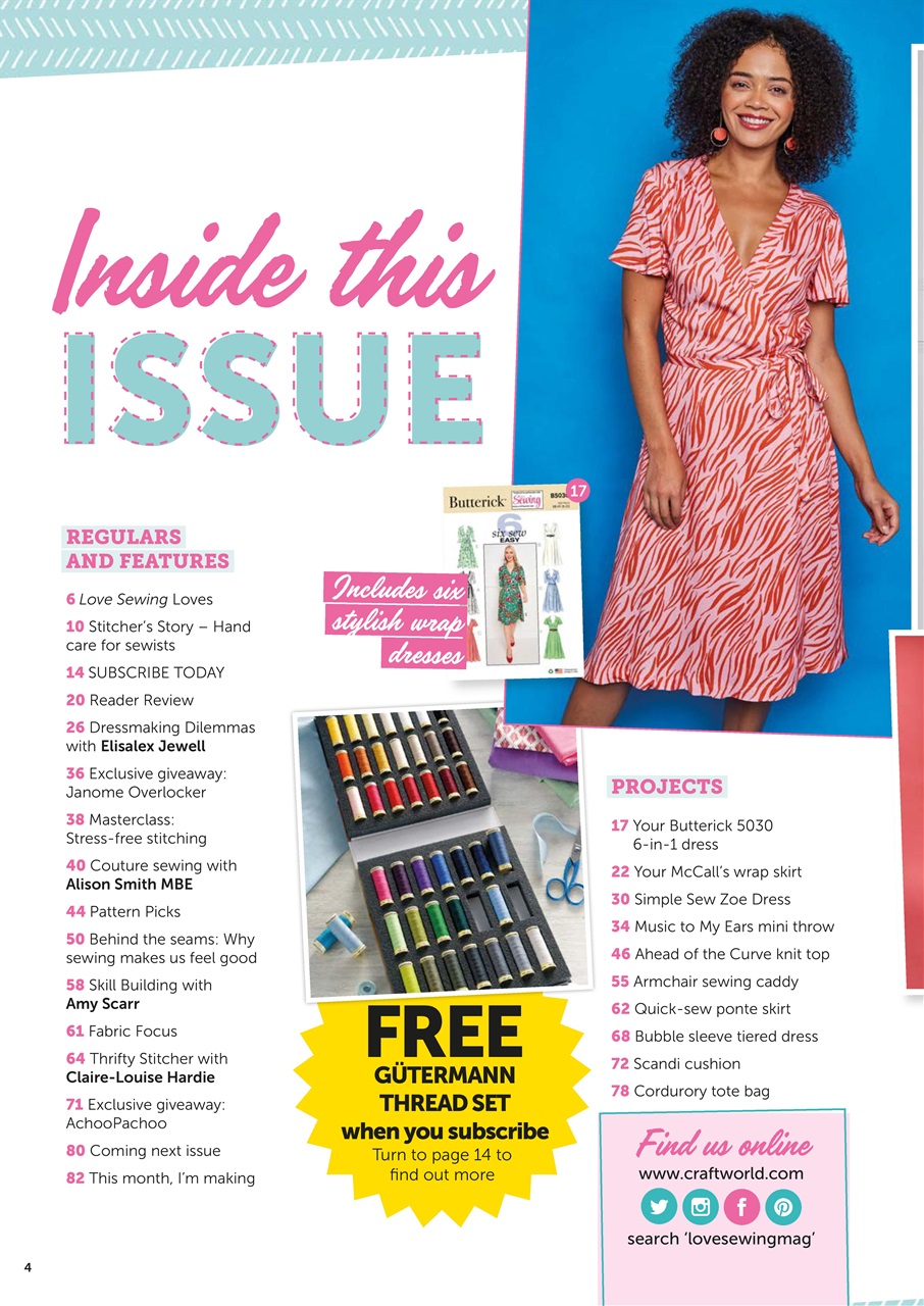 Love Sewing Preview Pages