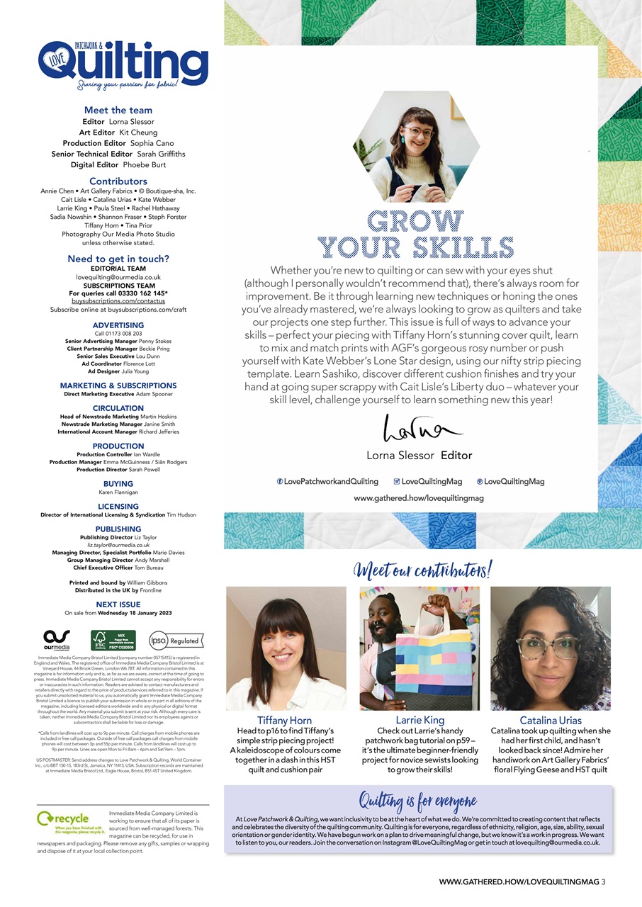 Love Patchwork & Quilting Preview Pages