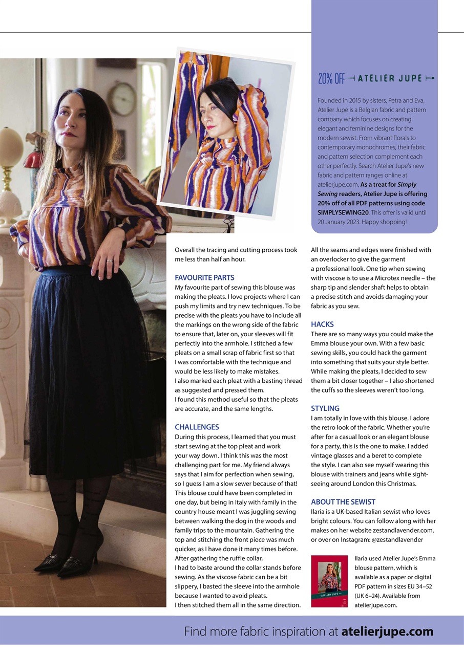 Simply Sewing Preview Pages