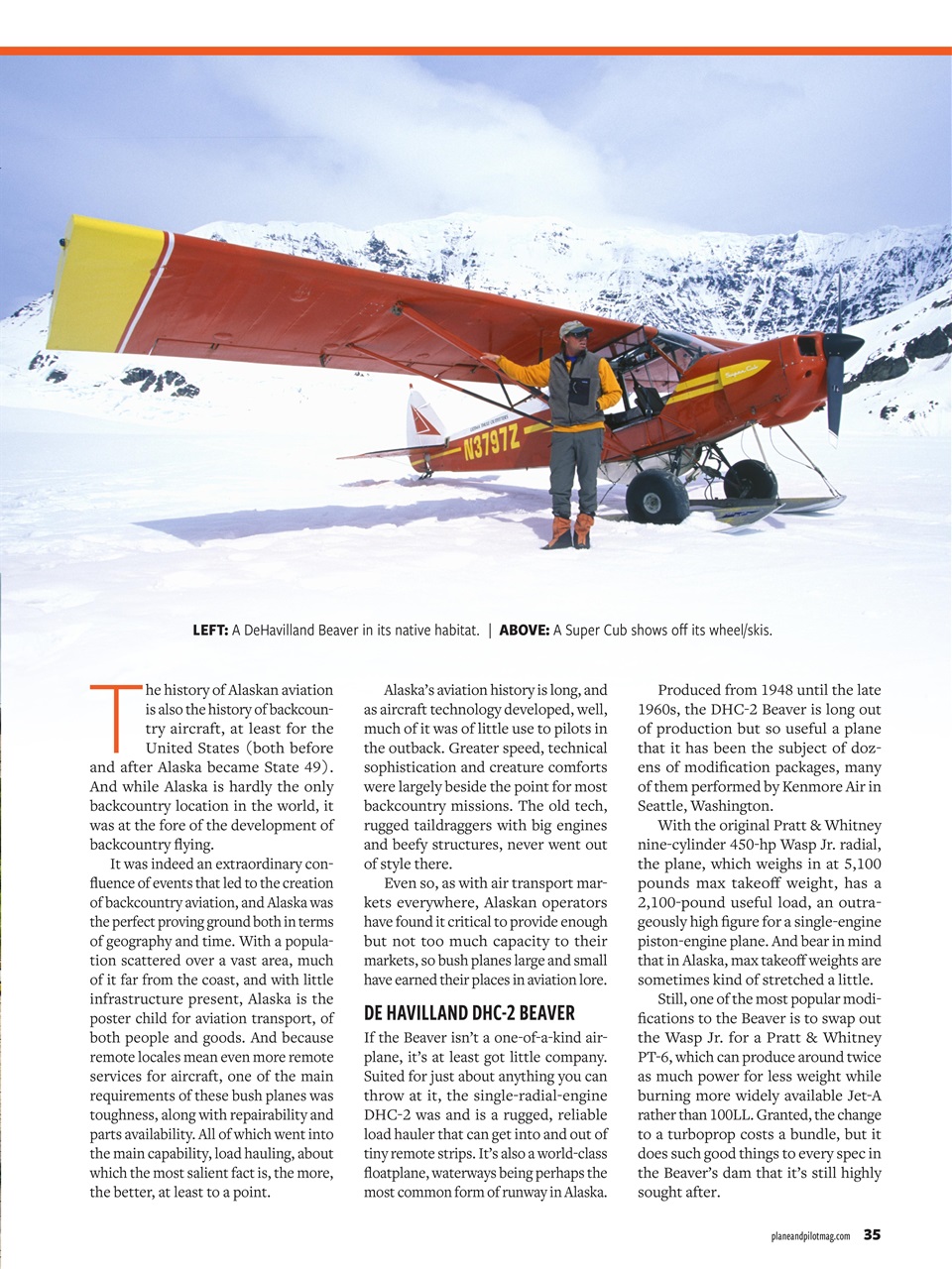 Plane & Pilot Preview Pages