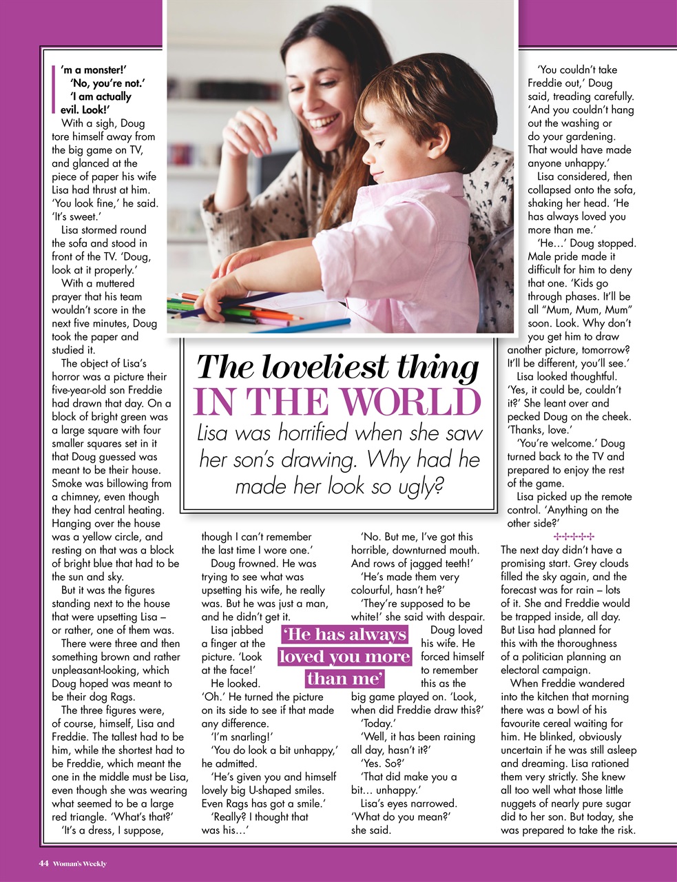 Woman's Weekly Preview Pages