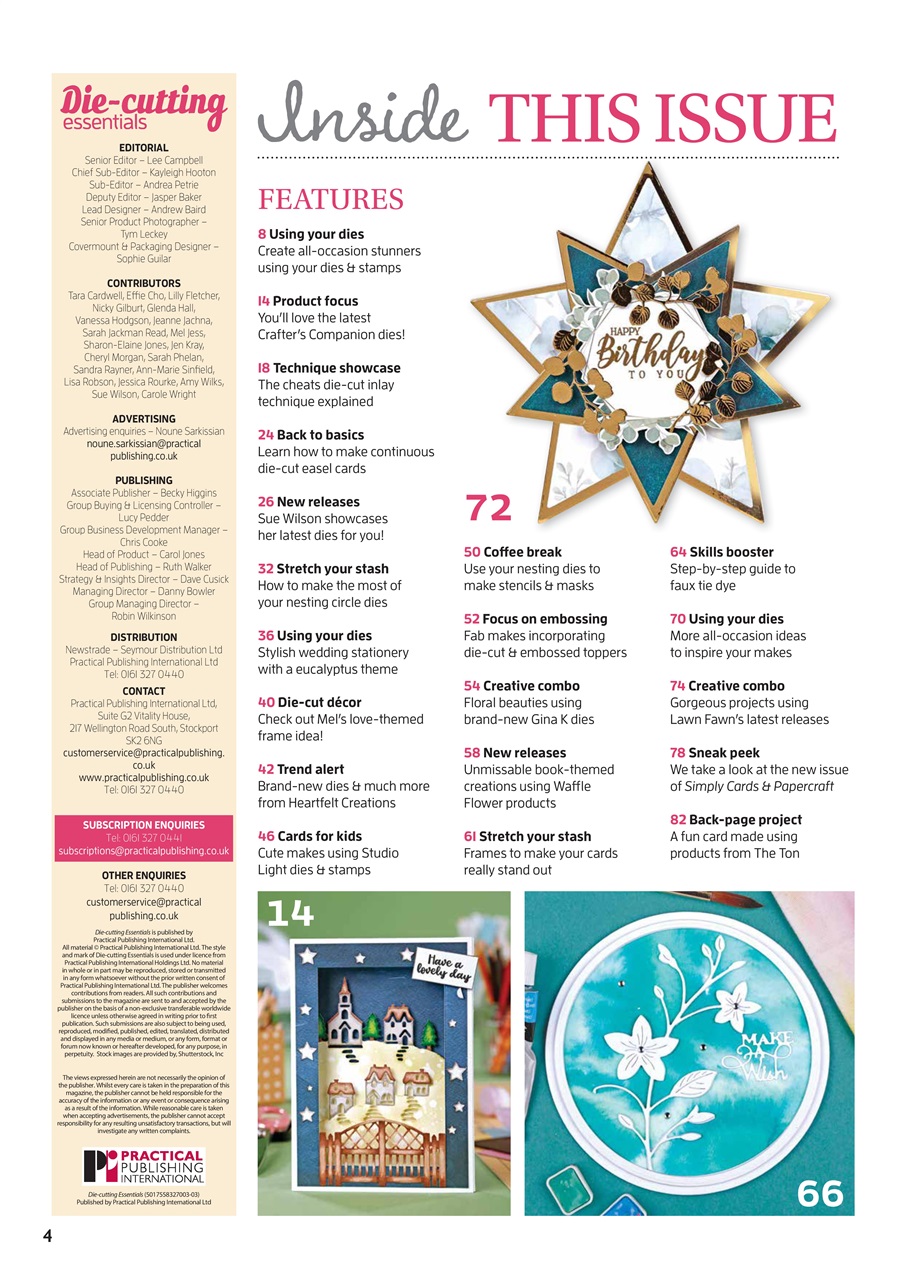 Die-Cutting Essentials Preview Pages