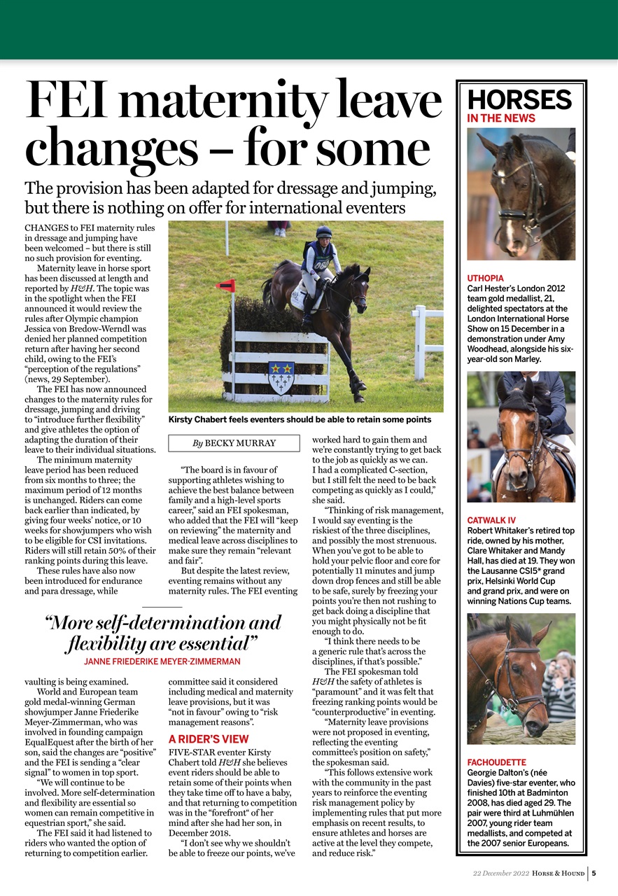 Horse & Hound Preview Pages