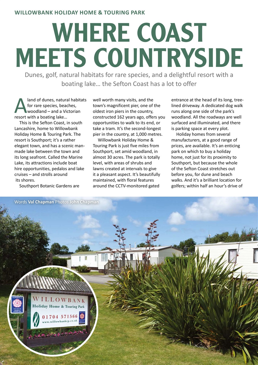 Park and Holiday Home Inspiration magazine Preview Pages