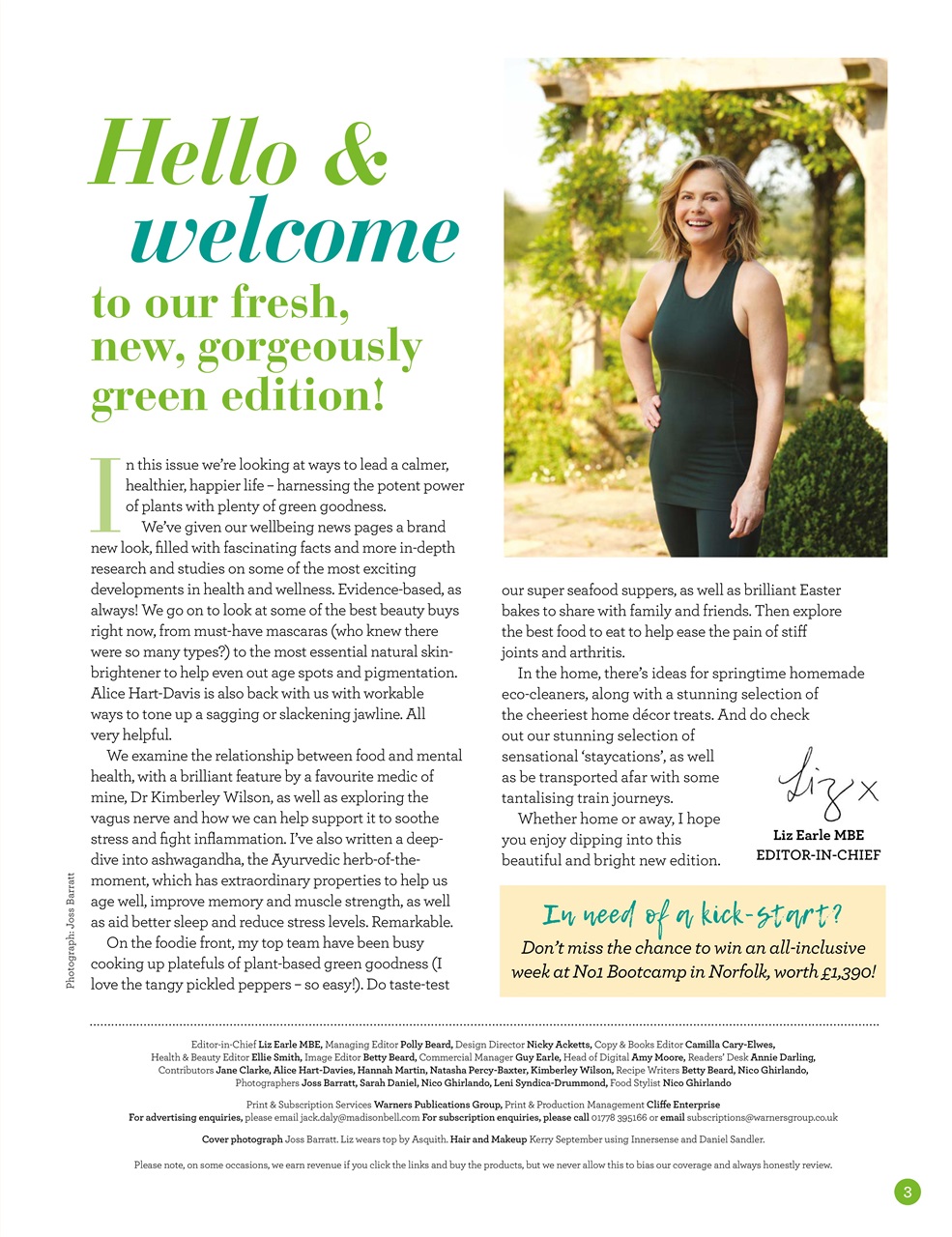 Liz Earle Wellbeing Preview Pages